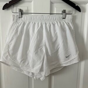 Nike Women's Athletic White Shorts